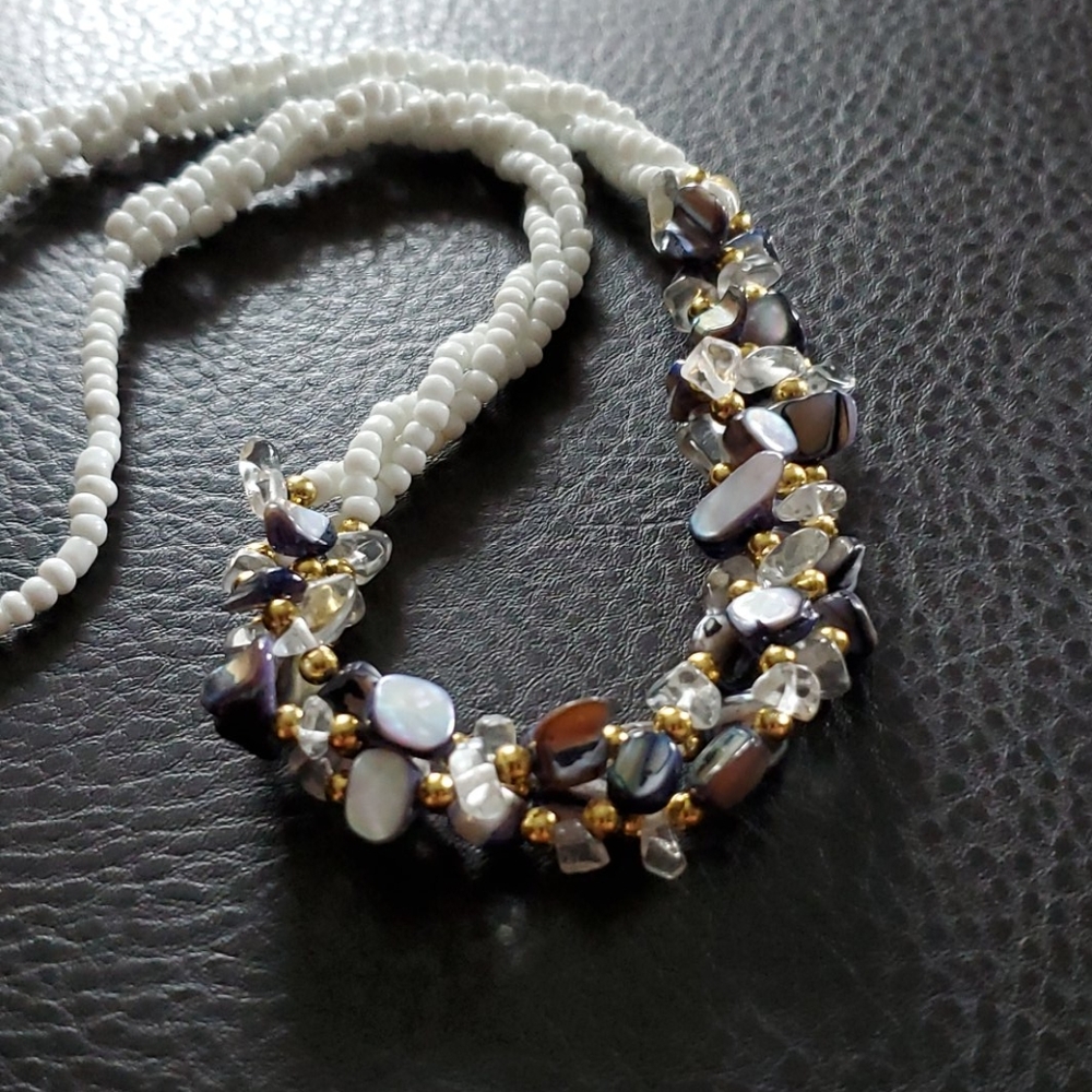Vtg Shell Necklace - image 3